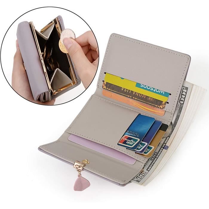 Portefeuille Femme Grande Capacité Porte Carte Femme Portefeuille Cuir Porte Monnaie Elégant Portefeuille Femme Grande Capacité Porte Carte Femme Portefeuille Cuir Porte Monnaie Elégant