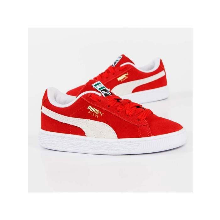 Puma suede blanche cuir hotsell