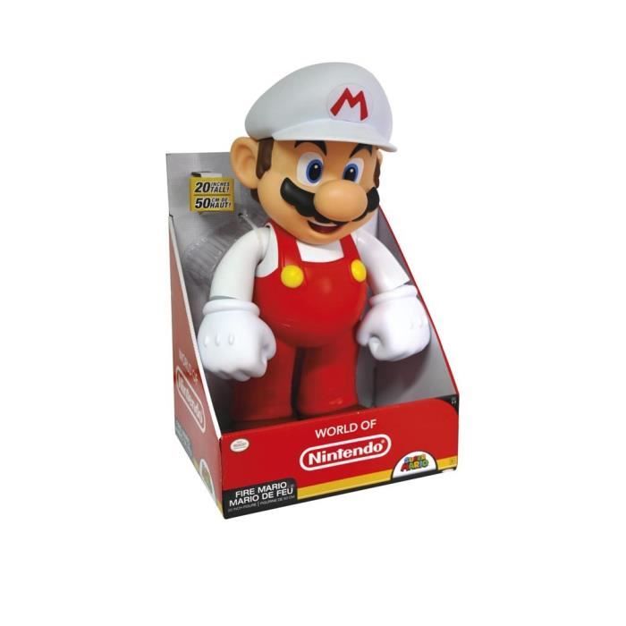 SUPER MARIO Figurine de 50 cm Fire Mario - Cdiscount Jeux - Jouets
