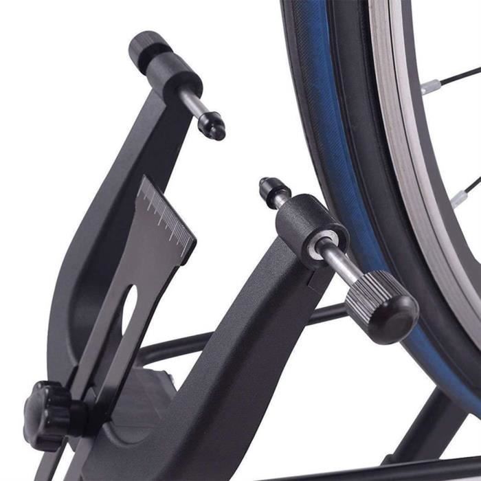VGEBY Support Vélo Sol Pliant Réglable Acier Inoxydable Plateforme  d'Alignement Roue VTT - Cdiscount Sport