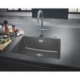 GROHE Evier composite K700U 610 x 460 mm Gris granite 31655AT0-2