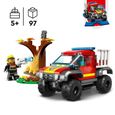 LEGO® City 60393 Sauvetage en Tout-Terrain des Pompiers, Camion Jouet, Minifigurine Pompier-2
