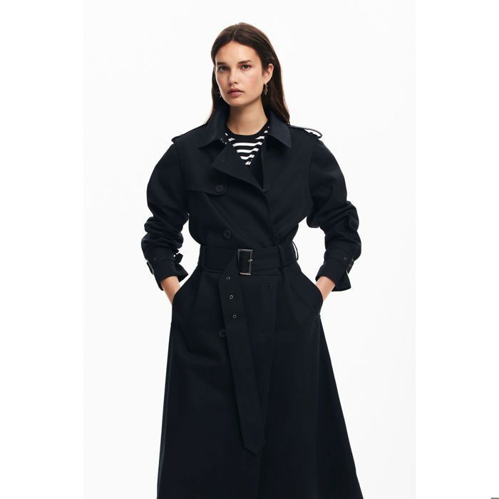 Manteau femme Desigual Vilma bleu Cdiscount Pret a Porter