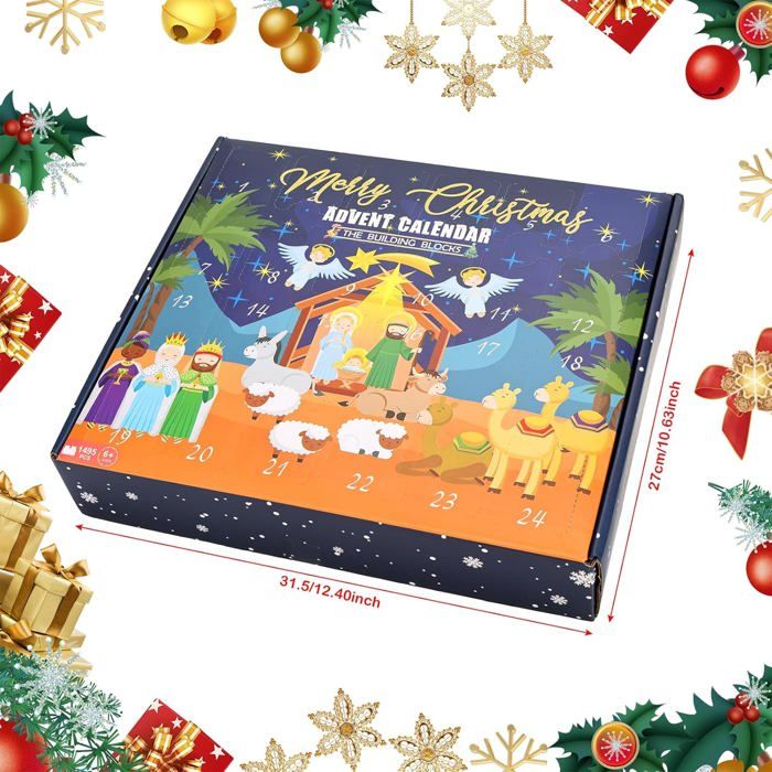 Calendrier De L'Avent Jésus 2025, Calendrier De Noël 24 Jours