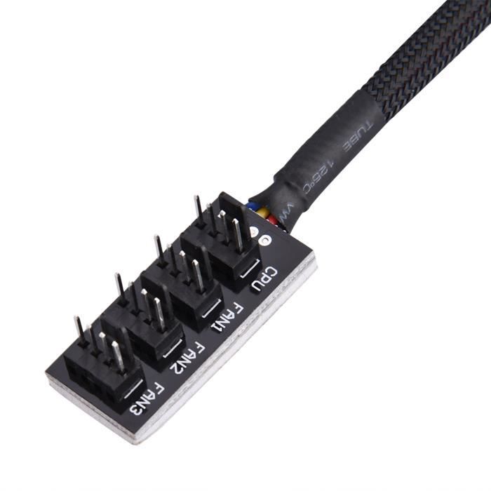 Câble Splitter Ventilateur PWM 1 Vers 2 + 1 Vers 3 – Contrôlez Plus De Ventilos Sur Votre PC