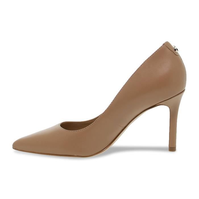 ESCARPIN GUESS DAFNE4 C en cuir chair Femme Achat Vente Escarpins a talons hauts pas cher Cdiscount