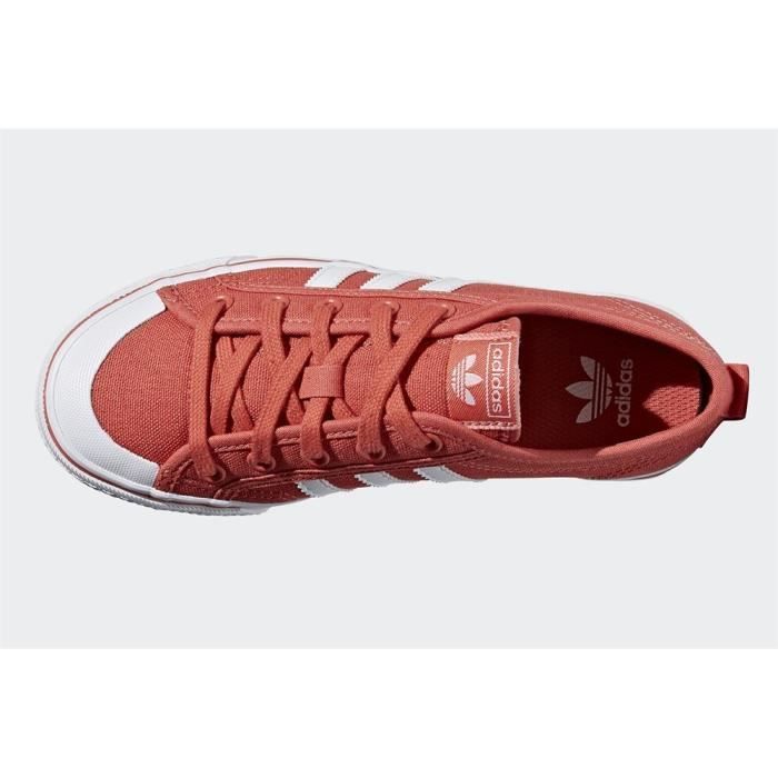 Baskets ADIDAS Nizza J Boty Orange Mixte Enfant