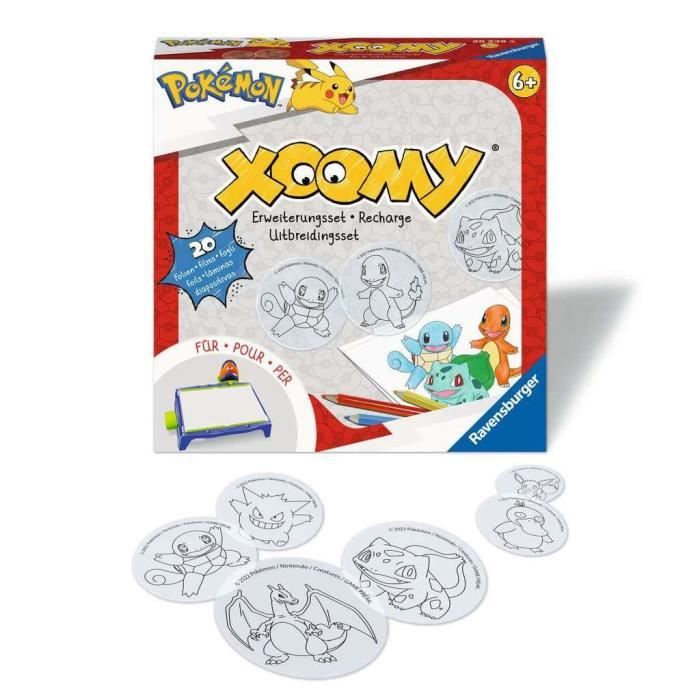 Recharge Xoomy® Pokémon Ravensburger - Jaune/Blanc/Noir - 20 films-modèles  inclus - Cdiscount Jeux - Jouets