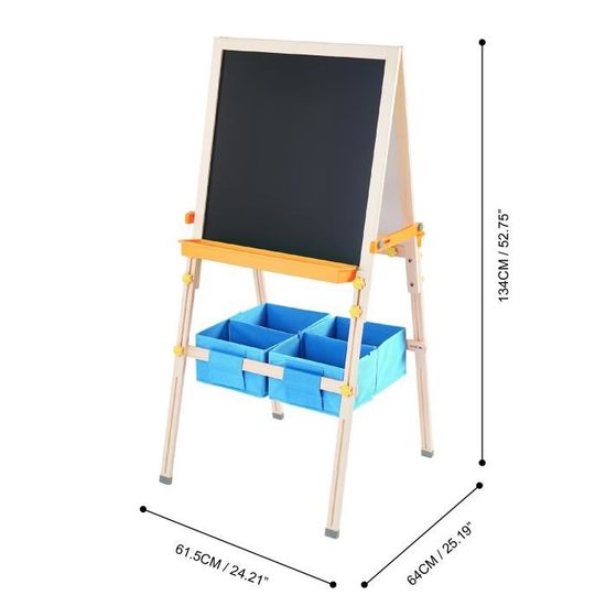 Bi-Office Kamashi Anthracite Tableau /à craie Noir 90 x 60 cm Cadre en MDF Gris