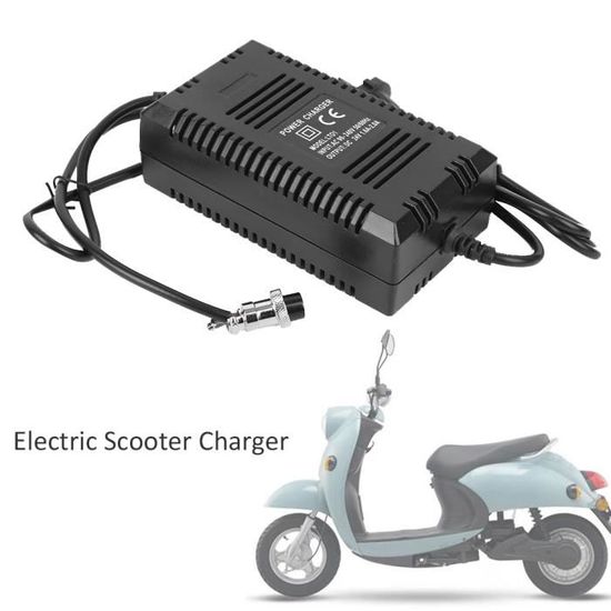 Chargeur 24V, chargeur de scooter pour personnes âgées, chargeur de scooter  électrique noir robuste et durable, pour Scooter - Cdiscount Sport
