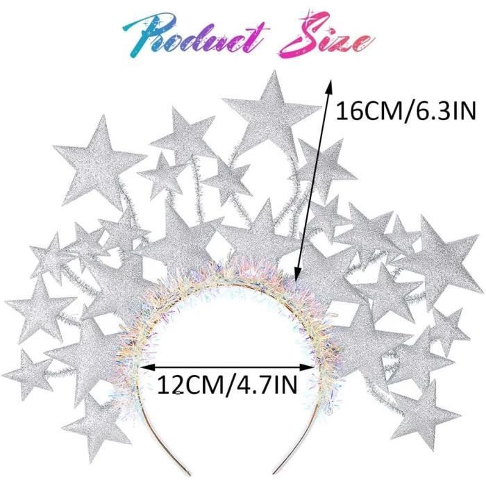 Bandeau Lumineux De Noël LED Avec Sapin - Serre-Tête Brillant, Accessoire Fête, Taille Unique (Vert)