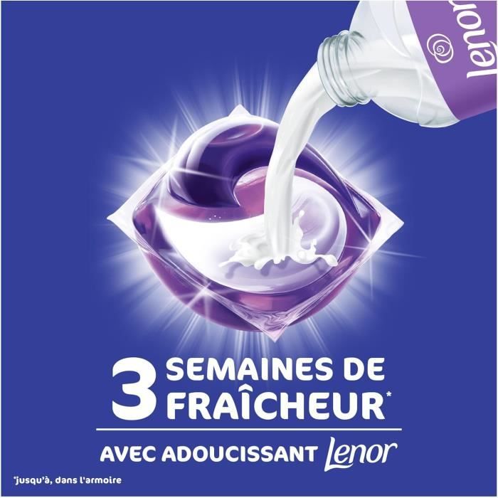 Classification 2 Lessive Lessive en capsules Dash 2en1 PODS Souffle Précieux 50 Lavages ...