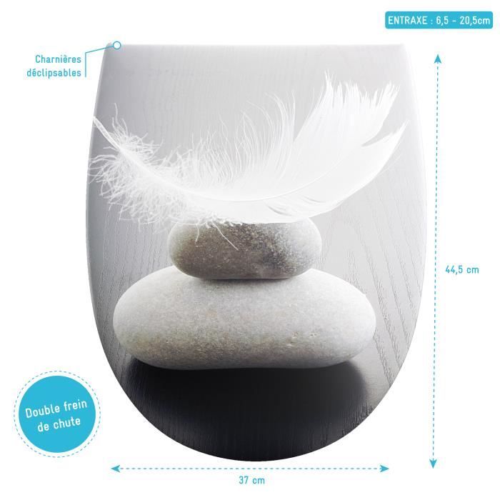 Abattant wc best sale entraxe 27 cm