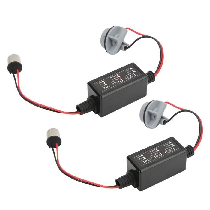 2 Décodeurs LED 1157 – 5W, 12-24V – Résistance Anti-scintillement – Compatible Canbus – Pour Ampoules LED