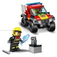LEGO® City 60393 Sauvetage en Tout-Terrain des Pompiers, Camion Jouet, Minifigurine Pompier-4