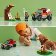 LEGO® City 60393 Sauvetage en Tout-Terrain des Pompiers, Camion Jouet, Minifigurine Pompier-5