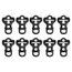 12 Pièce Pont Route Camping Fish Bone Nail Corde Boucle Tente vent Corde Poisson H7G4