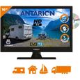 TV LED 16" ANTARION - HD TNT Camping 12V DVD intégré-0