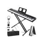 Piano - LALAHO - Piano numérique 88 touches, Clavier de Piano Numérique Pliable, Avec casque, stand,avec Fonction MIDI et Bluetooth