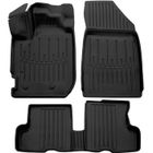 Tapis de sol en caoutchouc 3D - SCOUTT - Dacia Duster 2 - Premium - Noir - Sur mesure 2017-2024