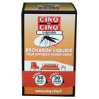 cinq sur cinq recharge liquide pour diffuseur anti-moustiques double usage