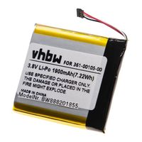 vhbw batterie compatible avec Garmin Edge 1030 GPS compteur de vélo de bicyclette (1900mAh, 3,8V, Li-polymère)