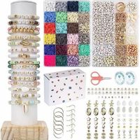 Lot De 50 Perles Acryliques Fleurs Pour Bijoux DIY - Multicolores, Taille ~2,7 Cm, Pour Bracelets Et Colliers