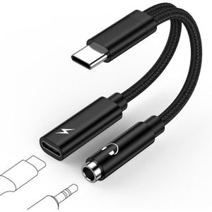 BAZEITFLOW 2 Pièces Adaptateur USB-c Vers Jack Convertisseur Audio Pour
