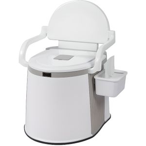 WC - TOILETTES Toilette portable avec mains courantes et cartons,
