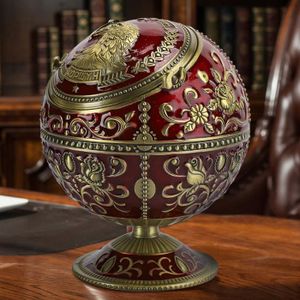 CENDRIER Cendrier Innovant Globe en Métal d'Aigle Rouge Vin