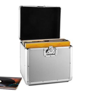 Soundlab Malette de transport pour 70 disques Vinyl