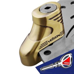 ANTIVOL - BLOQUE ROUE Antivol bloque disque pour Moto-Vélo-Scooter diametre 5mm  -bronze