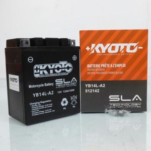 BATTERIE VÉHICULE Batterie SLA Kyoto pour Auto 100 YB14L-A2 Neuf