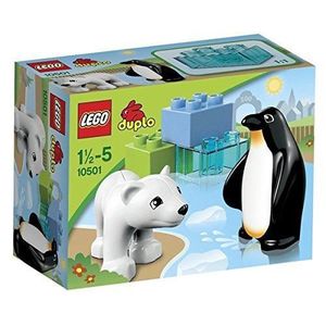 ASSEMBLAGE CONSTRUCTION LEGO DUPLO LEGOville - 10501 - Jeu de Construction - Les Animaux Polaires du Zoo