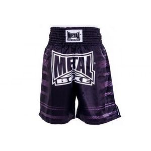 Short Boxe Anglaise noir dor/é METAL BOXE