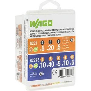 Boîte à borne Wago - Panachage de 30 bornes automatiques à cliquet