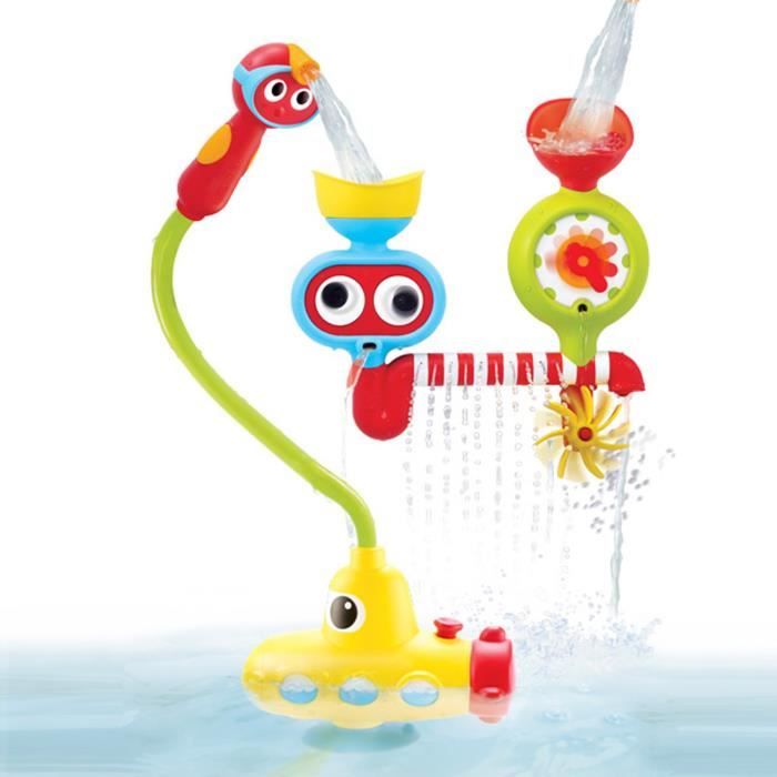 Jeux de plage,Enfants douche bain jouets ventouse piste jeux d'eau jouets  été bébé jouer eau salle de bain bain douche - 45PC #B - Cdiscount  Puériculture & Eveil bébé
