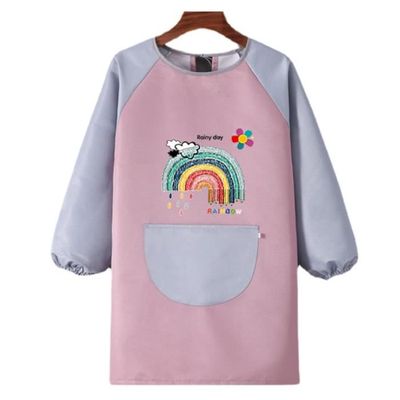 Tablier Peinture Gouache Tablier Peinture Enfant,Blouse Peinture Enfant Imperméable,Tablier