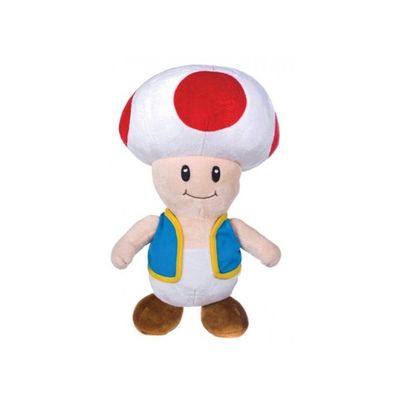 Peluche Champignon 26 Cm – Personnage Câlin, Violet, Cadeau Anniversaire Ou Noël