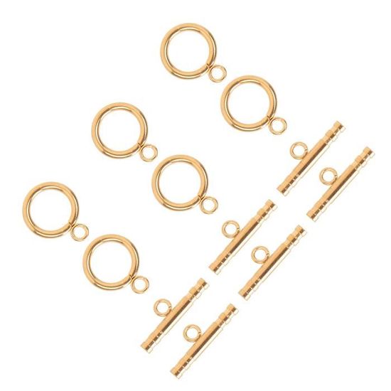 10 Fermoirs à Bascule Plaqués Or 18K Pour Bijoux Faits Main – Création Colliers, Bracelets