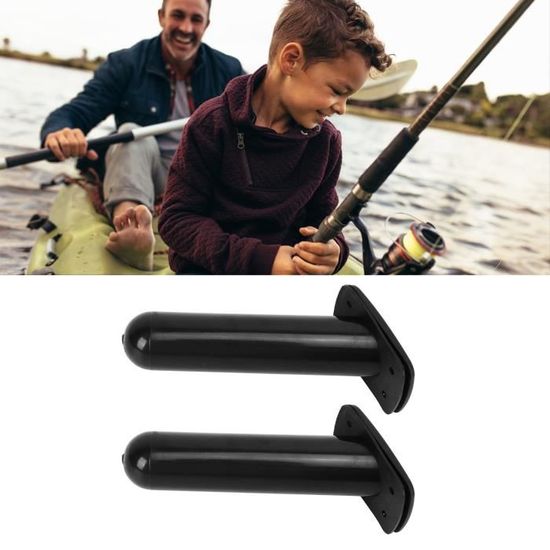QUT porte-canne à kayak 2 pièces supports de pêche intégrés