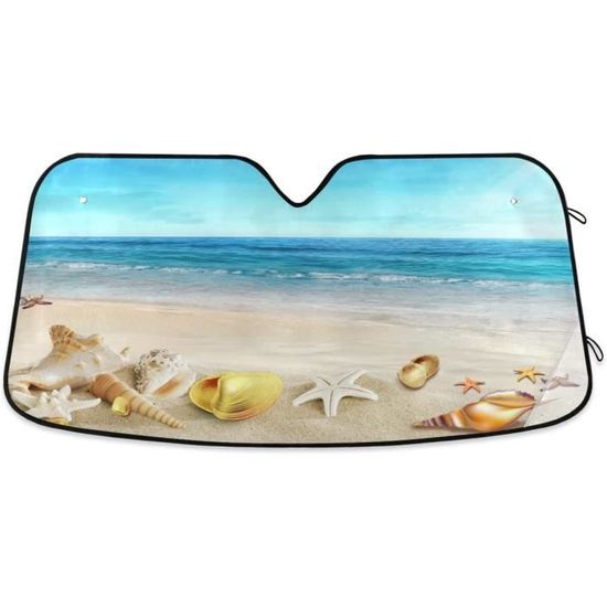 Pare-soleil Pour Pare-brise De Voiture Pliable - Taille 145,8x78,7 Cm - Protection UV Et Chaleur - Compatible Plupart Des Véhicules