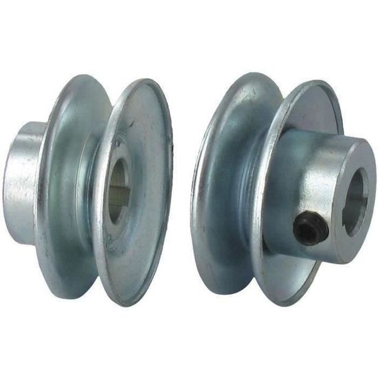Poulie Clavetée à Gorge Trapézoïdale Greenstar 8259 - Acier, Diamètre Extérieur 88,90 Mm, Intérieur 25,40 Mm - 5