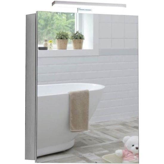 Neue Design Armoire de Toilette pour Salle de Bain avec Lampe LED sur