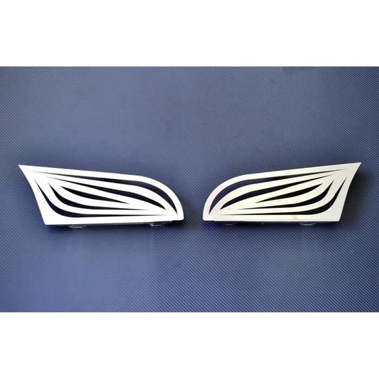 Garnitures Supérieures Acier Inoxydable Scania R 2010-2016 - Lot De 2 - Poli Miroir - 1870595/96 - 13