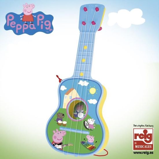 Guitare 4 Cordes Peppa Pig - PEPPA PIG - En Boite - Fille - A partir de 3 ans