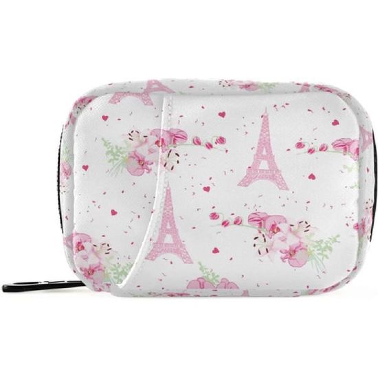 Trousse De Secours Portable Rose étanche - Mini Sac Pour Médicaments Et Pansements, Idéal Voyage Et Quotidien - 10