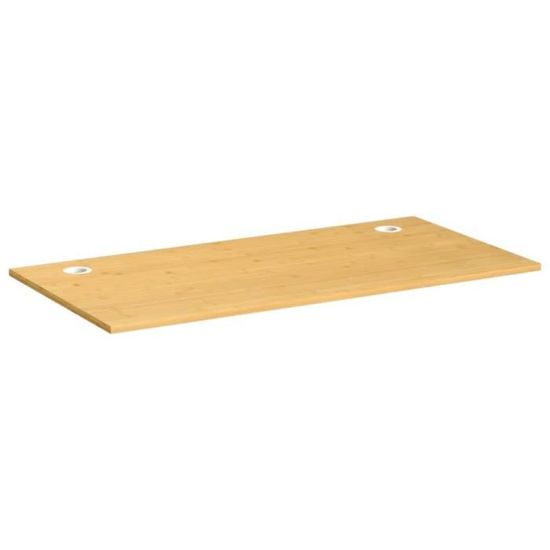 vidaXL Table Top Solid Oak Wood Rectangular 44 mm 100x60 cm