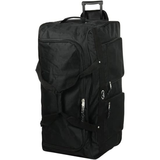 Sac De Voyage à Roulettes Pierre Cardin – Logo Gris/noir, Occasion Très Bon état
