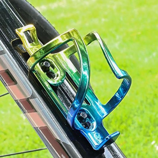 Porte-bouteille Vélo Réglable POPESQ - Pour Montagne Et Route - Léger 36g - Support Bidon Universel - Installation Facile